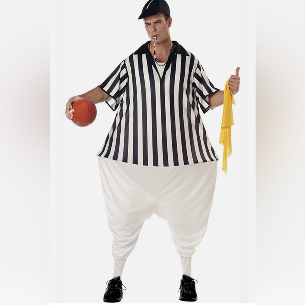 California Costume Collection Funny Referee Sports Adult Costume One Size